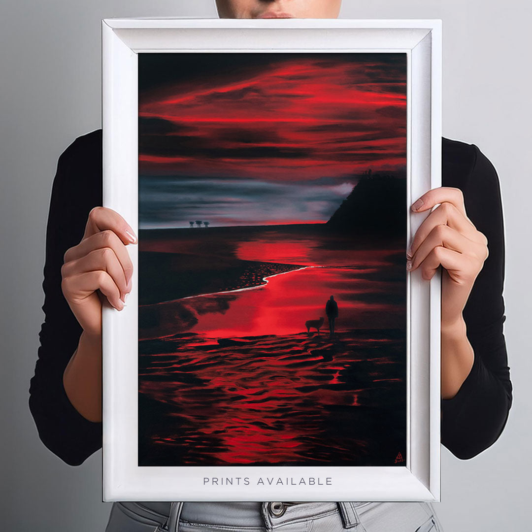 A Study in Crimson available as a print