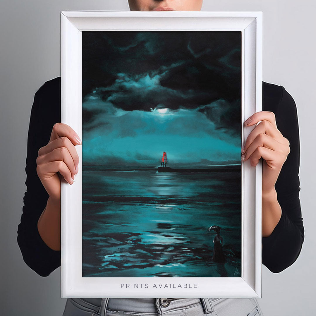 A Study in Tiffany Blue available as prints