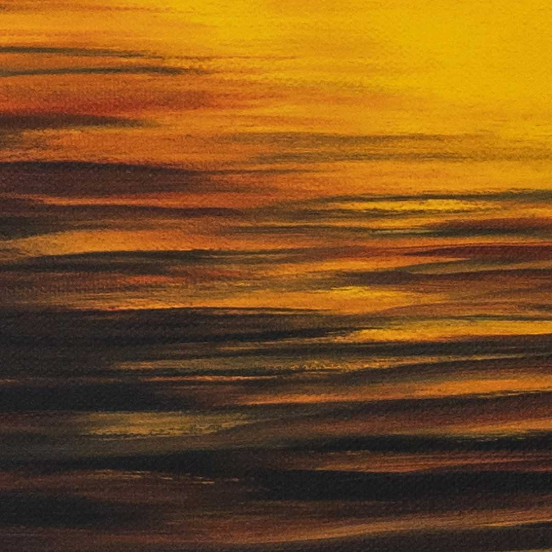 Brush strokes in yellow and black