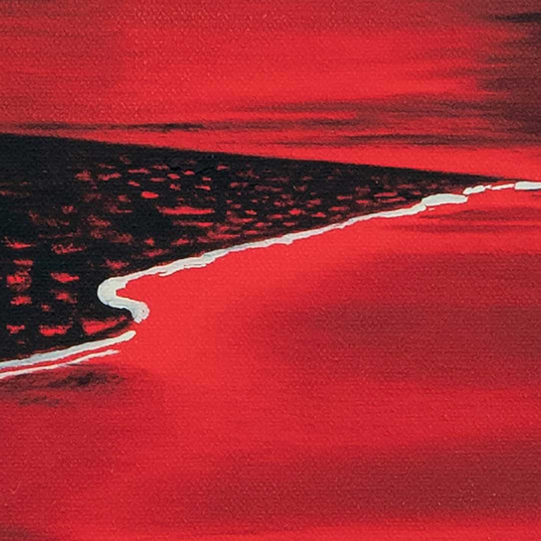 Crimson shore line detail