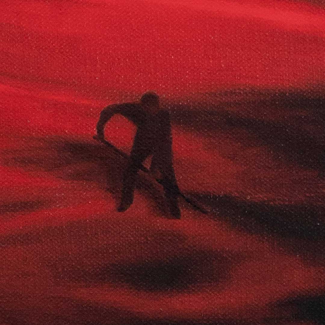 Man digging detail painting