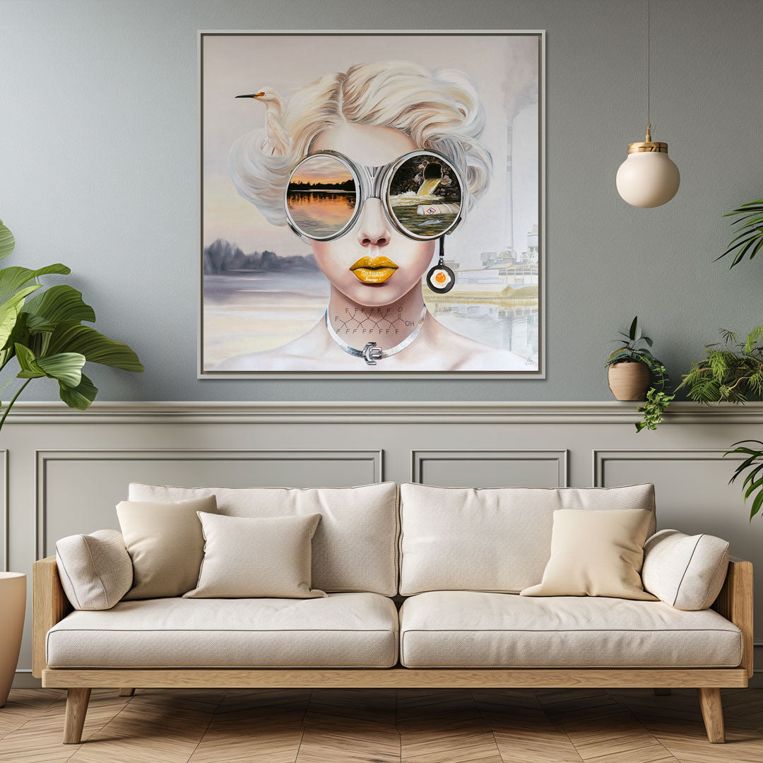 Toxic Waste Painting on the wall