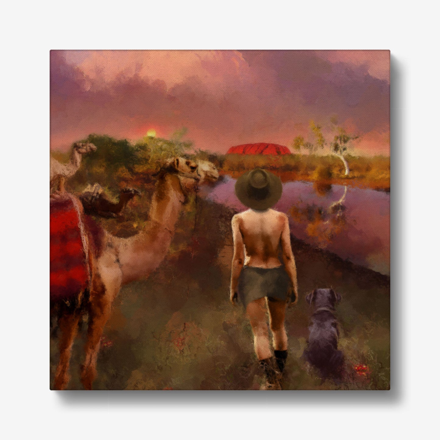 Tracks to Uluru | Fine Art Print