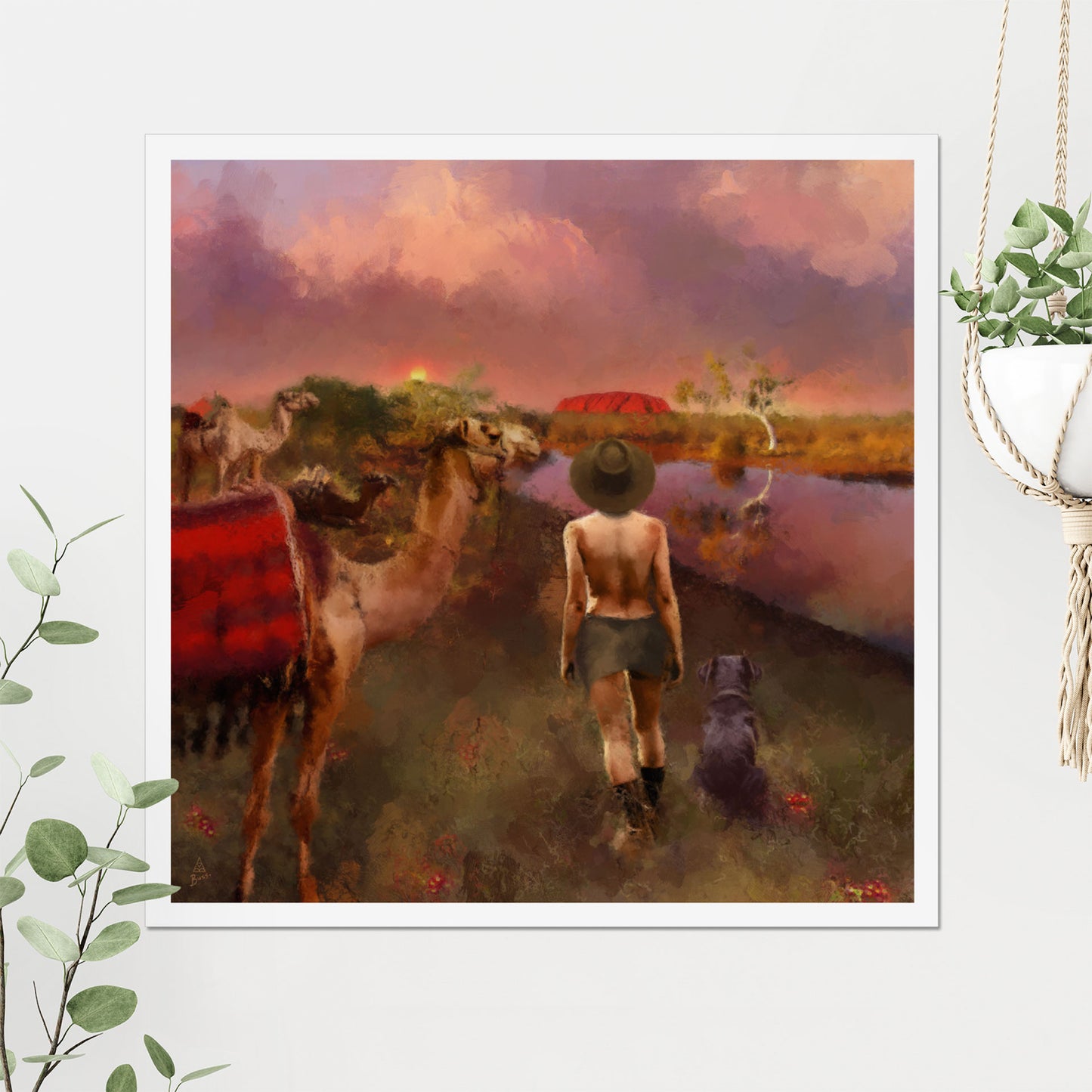 Tracks to Uluru | Fine Art Print