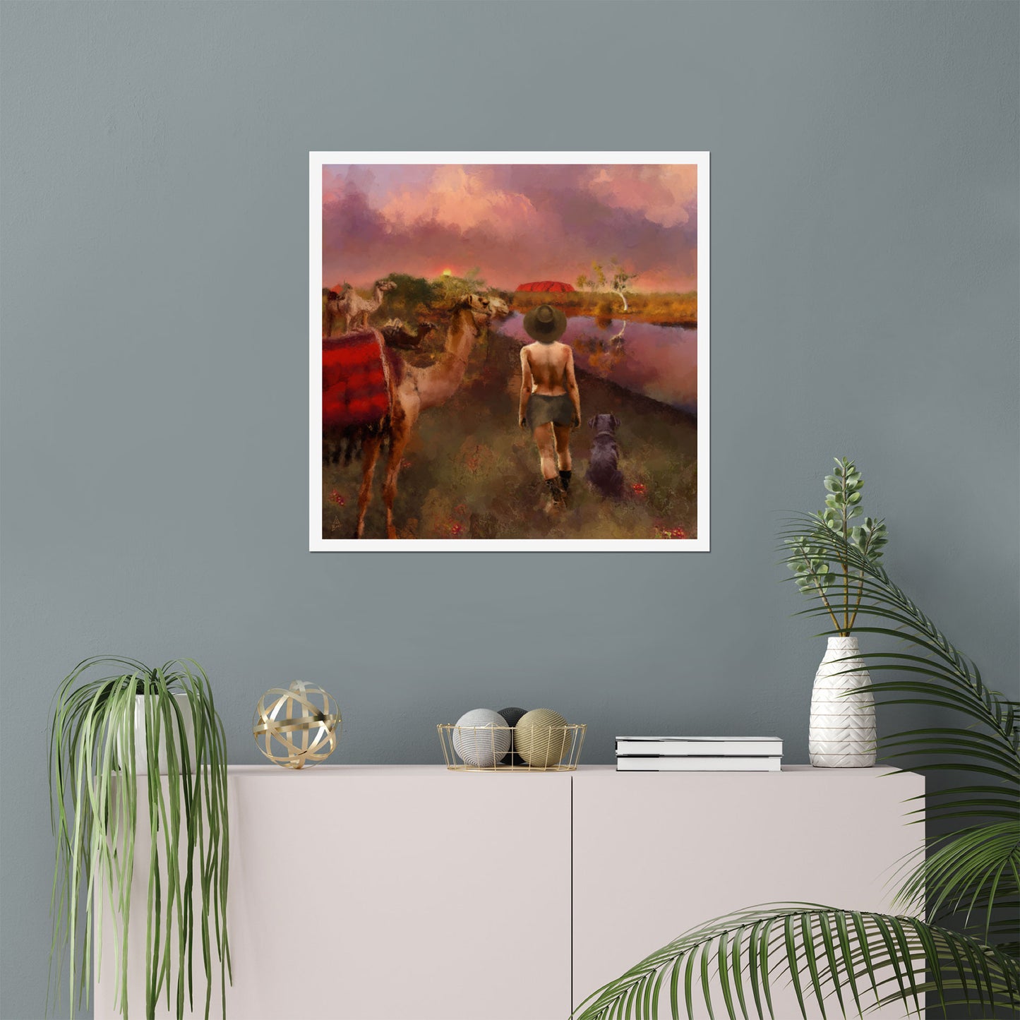 Tracks to Uluru | Fine Art Print