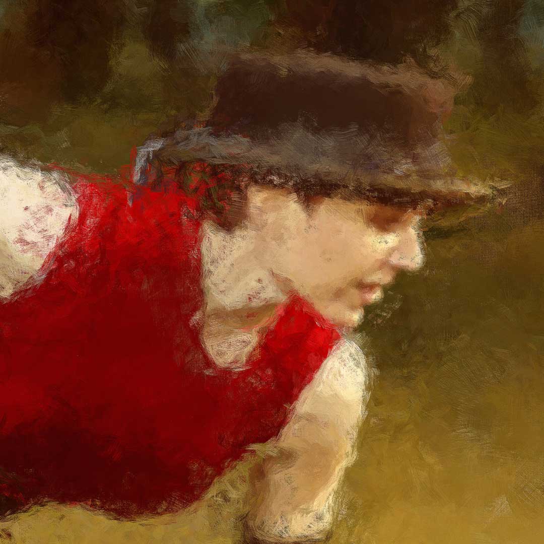 Anna and the Lion - Fine Art Print