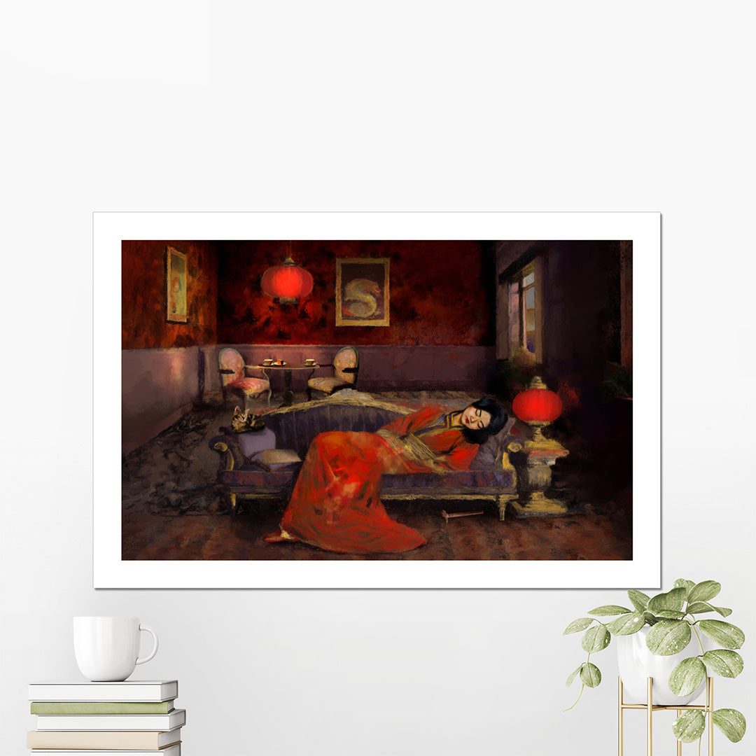 The Chinese Lantern Cafe | Fine Art Print