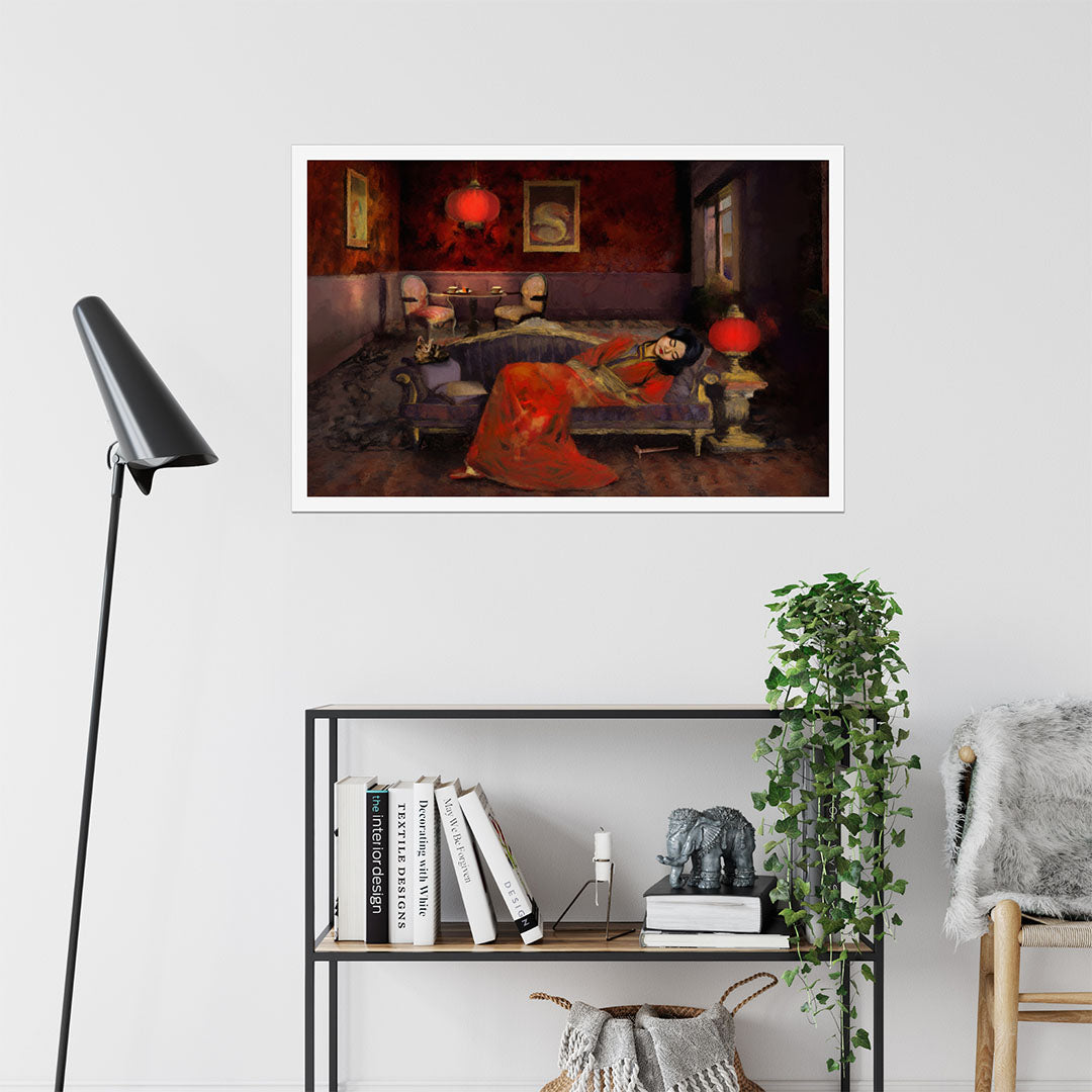 The Chinese Lantern Cafe | Fine Art Print