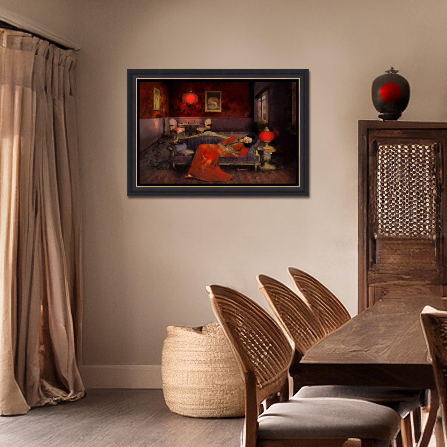 The Chinese Lantern Cafe | Fine Art Print