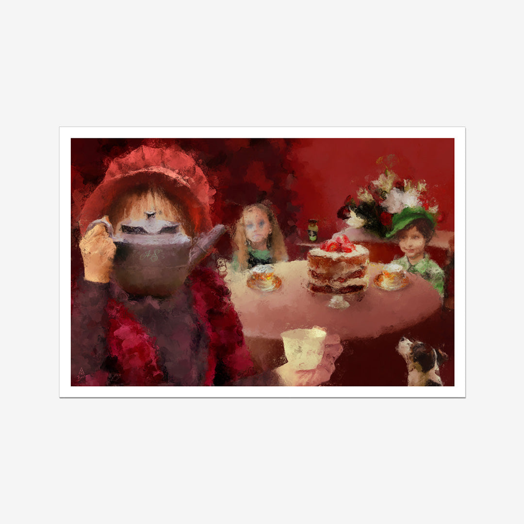 Green Tea and Cake? | Fine Art Print