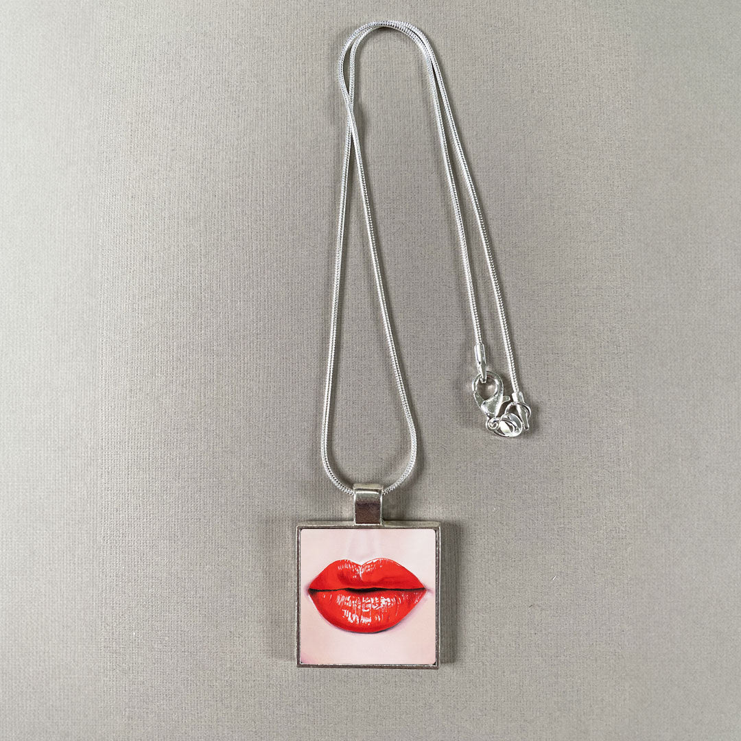 Red Lips Pendant