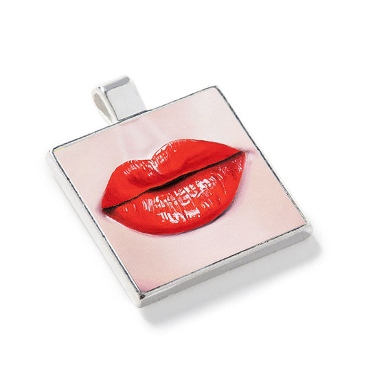 Red Lips Pendant
