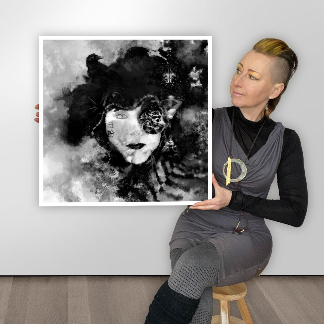 She Had More Party | Black & White | Fine Art Print