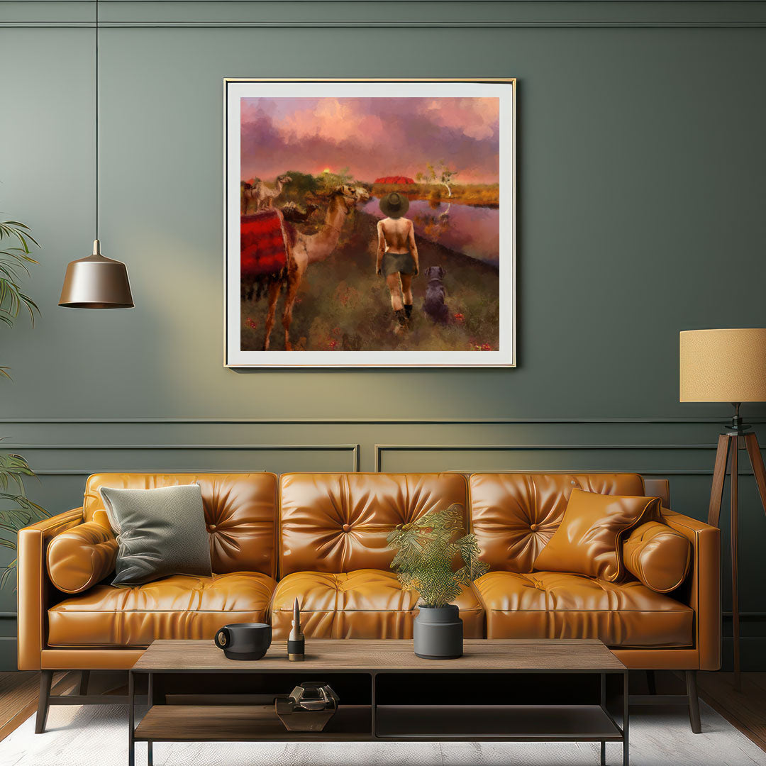 Tracks to Uluru | Fine Art Print