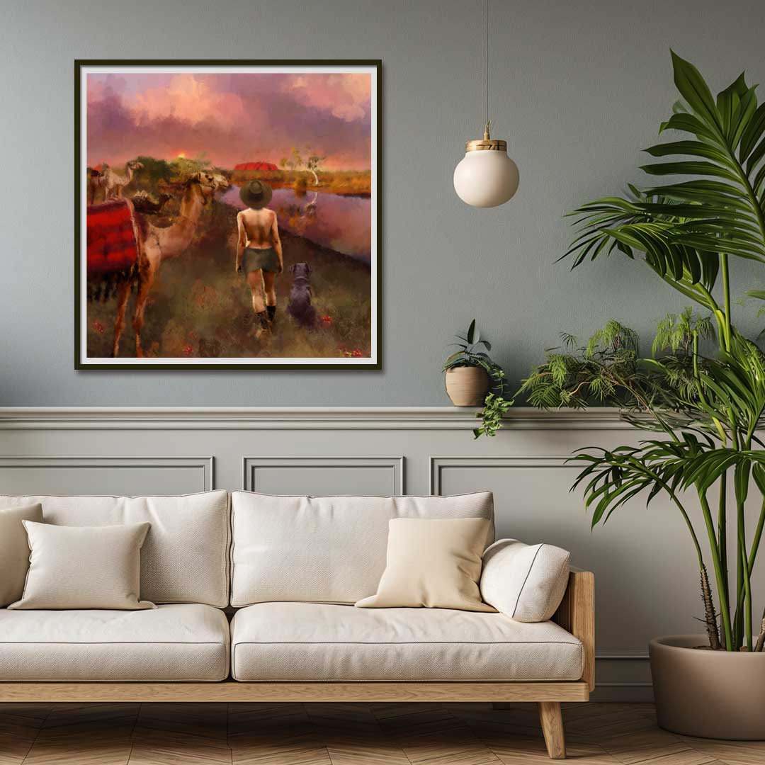 Tracks to Uluru | Fine Art Print