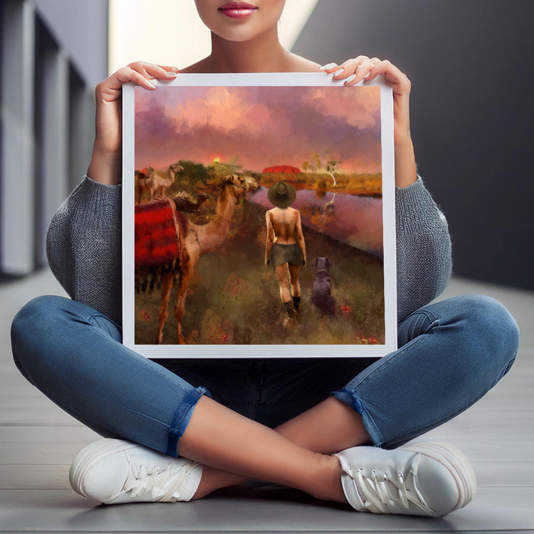 Tracks to Uluru | Fine Art Print